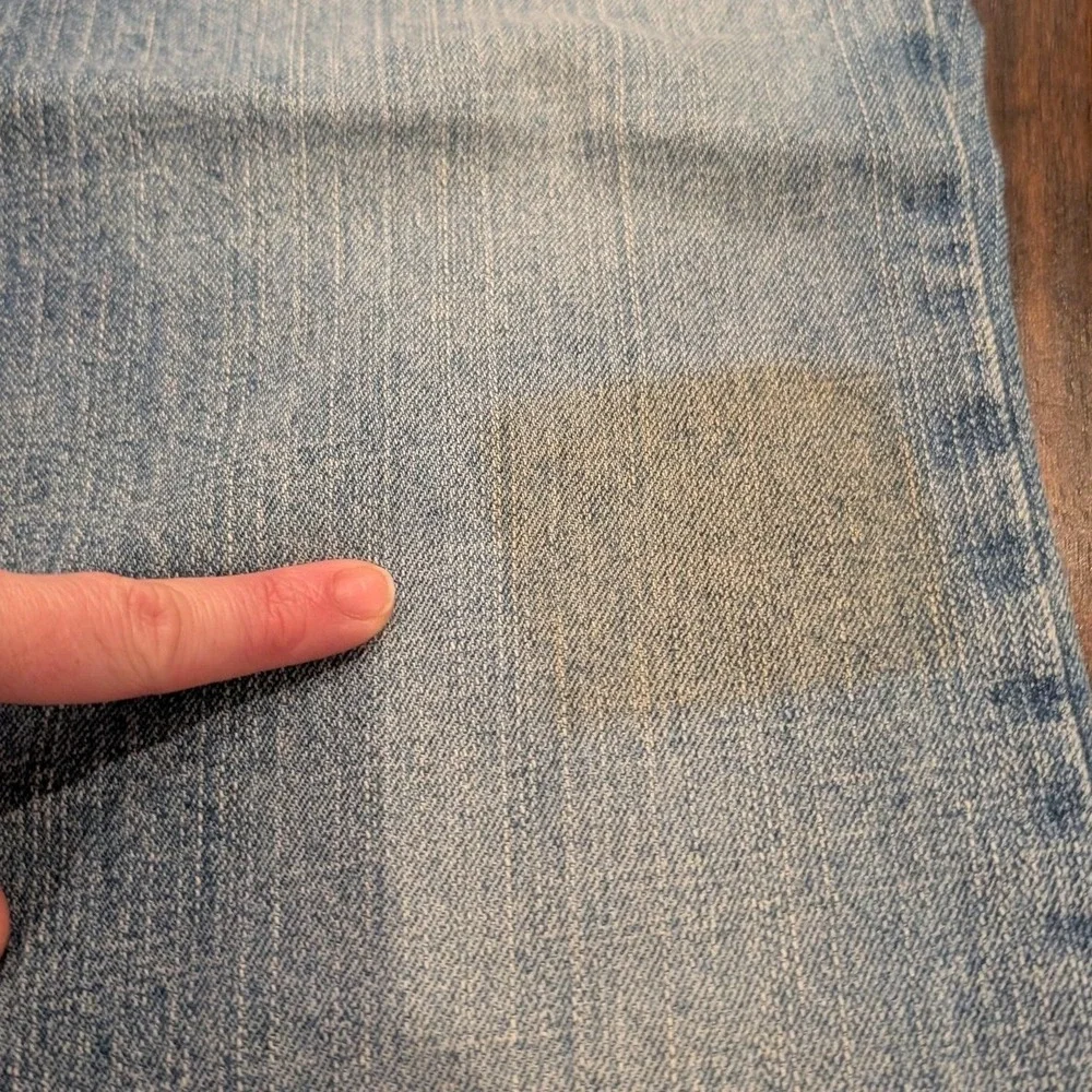 Vintage Levis 515 Jeans Women 16 36x31 Bootcut Mid Rise Stretch Denim Distressed